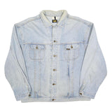 LEE Mens Blue Cotton Denim Jacket XL Button Closure Casual Classic Style