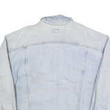 LEE Mens Blue Cotton Denim Jacket XL Button Closure Casual Classic Style