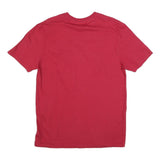 GENERAL STANDARD Mens Red USA Graphic T-Shirt M Short Sleeve Crew Neck Cotton