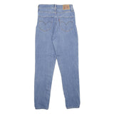 LEVI'S 721 High Rise Skinny Womens Jeans Blue Slim Denim Medium W27 L28