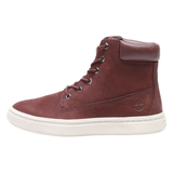 TIMBERLAND Chukka Boots Maroon Synthetic Womens UK 5