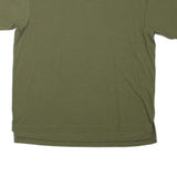 ADIDAS Mens Green L T-Shirt Crew Neck Short Sleeve Cotton Blend Casual Sport