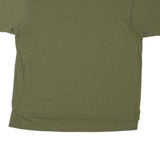 ADIDAS Mens Green L T-Shirt Crew Neck Short Sleeve Cotton Blend Casual Sport