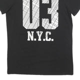 ADIDAS Mens Black 03 Graphic T-Shirt M Short Sleeve Crew Neck Sport Casual