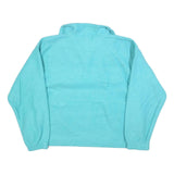 PRIMROSE Womens Blue Plain Pullover Jumper Crew Neck M Polyester Comfort