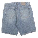WRANGLER Mens Denim Blue Cotton Blend Casual Shorts M W33 Authentic Label