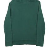 ADIDAS Womens Green Hoodie UK 6 Cotton Blend Pullover Classic Logo Sweatshirt