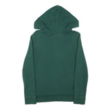 ADIDAS Womens Green Hoodie UK 6 Cotton Blend Pullover Classic Logo Sweatshirt