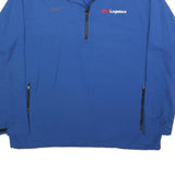 NIKE Mens Blue Xpo Logistics Track Jacket XL Polyester Blend Zip Plain
