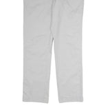 TOMMY HILFIGER Mens Cotton Beige Regular Straight Trousers W34 L31 Casual Wear