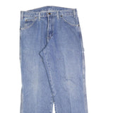 DICKIES Mens Jeans Blue Regular Straight Denim Medium W32 L30 Workwear