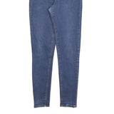 LEVI'S 721 Womens Jeans Blue Slim Skinny Denim Medium W26 L28 Stretch Zip