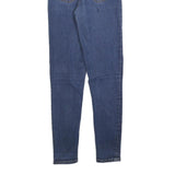 LEVI'S 721 Womens Jeans Blue Slim Skinny Denim Medium W26 L28 Stretch Zip