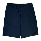 Dickies Shorts - 37W 12L Navy Polyester Blend