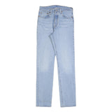 LEVI'S 501 Womens Jeans Light Blue Regular Straight Denim W27 L32 Cotton Blend