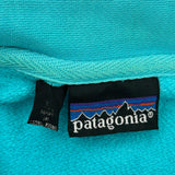 Patagonia Collared Sweatshirt - Large Blue Cotton