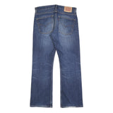 LEVI'S 507 04 Mens Blue Regular Straight Denim Medium W33 L32 Zip Jeans