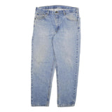 CARHARTT Mens Jeans Blue Relaxed Straight Denim Medium W38 L30 Workwear