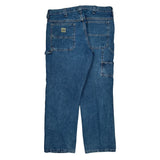 Lee Carpenter Jeans - 38W 30L Blue Cotton Blend