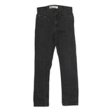 LEVI'S Mens Jeans Black Slim Skinny Denim Medium W25 L27 Stylish Zip Closure