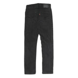 LEVI'S Mens Jeans Black Slim Skinny Denim Medium W25 L27 Stylish Zip Closure