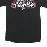 NFL Mens Black Atlanta Falcons Graphic T-Shirt S Short Sleeve Crew Neck 2010 NFC