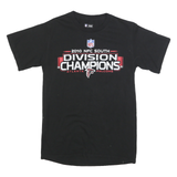 NFL Mens Black Atlanta Falcons Graphic T-Shirt S Short Sleeve Crew Neck 2010 NFC