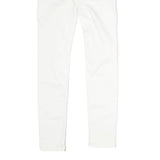 ALL SAINTS Mens Slim White Cotton Denim Slim Jeans W27 L26 Clean Casual Style