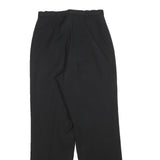 SAINT HILAIRE Womens Black Regular Fit Straight Leg Trousers W26 L28 Elegant