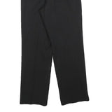 SAINT HILAIRE Womens Black Regular Fit Straight Leg Trousers W26 L28 Elegant