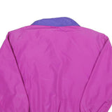 COLUMBIA Womens Purple & Turquoise Windbreaker Jacket M Nylon Plain Lightweight