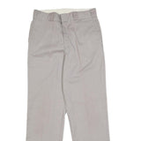 DICKIES Mens Cotton Blend Beige Regular Fit Straight Leg Trousers W30 L32