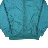 RUGGED TERRAIN Mens Blue Jacket L Polyester Blend Plain Zip Casual Outdoor