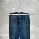 501 Levis Jeans - 36W 30L Blue Cotton