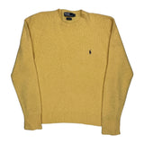 Polo By Ralph Lauren Jumper - XL Yellow Wool