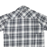 COLUMBIA Mens Black & White Check Shirt 2XL Button Front Outdoor Casual Cotton