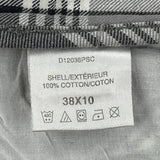 Dickies Checked Shorts - 38W 9L Grey Cotton