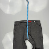Dickies Carpenter Trousers - 36W 31L Grey Cotton Blend