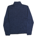 NAUTICA Mens Blue Plain Pullover Jumper Crew Neck Basic Knit M Polyester