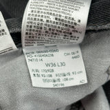Levis Jeans - 36W 27L Gray Cotton