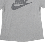 NIKE Mens Grey Graphic T-Shirt L Short Sleeve Crew Neck Casual Sportswear