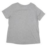 NIKE Mens Grey Graphic T-Shirt L Short Sleeve Crew Neck Casual Sportswear