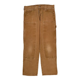 Unbranded Double Knee Carpenter Pants - 33W 31L Brown Cotton