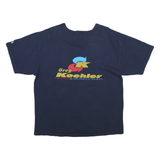CHAMPION Mens Blue & Navy Heating Air Conditioning Graphic T-Shirt L Short