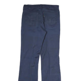 LEVI'S Mens Cotton Blue Classic Straight Trousers W32 L30 Zip Closure