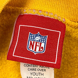 Green Bay Packers, Age 10-12 Nfl Football Sweatshirt - Medium Yellow Cotton Blend