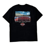 Harley Davidson Graphic T-Shirt - XL Black Cotton