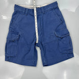 Polo By Ralph Lauren Cargo Shorts - 31W 9L Blue Cotton