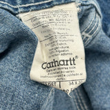 Carhartt Denim Shorts - 34W UK 16 Blue Cotton