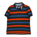 Tommy Hilfiger Striped Polo Shirt - Medium Multicoloured Cotton
